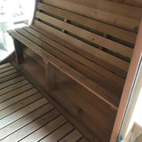 Panorama Barrel Sauna w/ Porch - 8 Person